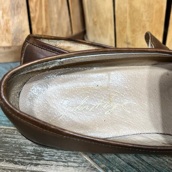 The Frye Company James 80195 Brown Leather Slip-On Penny Loafers Mens Size 11 main image 9